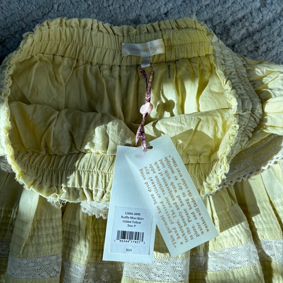 loveshackfancy mini ruffle skirt size p NWT - Picture 5 of 5
